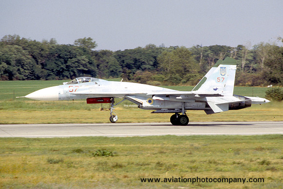 Ukrainian Air Force Sukhoi Su-27 57 red (1994)