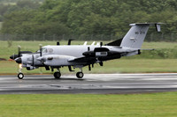US Army Beech RC-12X Guardrail 89-00273 at Prestwick (2012)