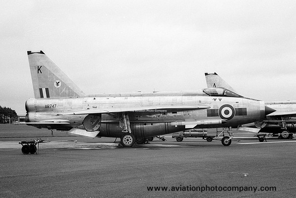 RAF 23 Squadron English Electric Lightning F.6 XR747/K (1972)