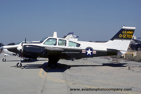 US Army 40th Military District Beech T-42A Cochise (1984)