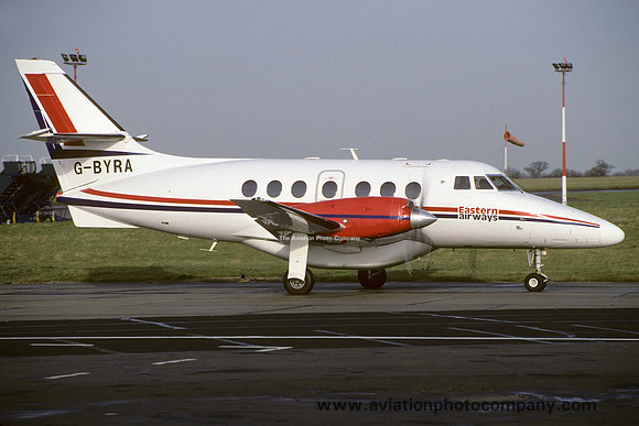 Eastern Airways BAe Jetstream 31 G-BYRA at East Midlands (2000)