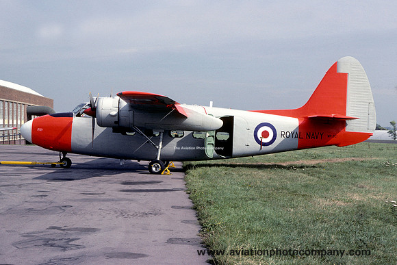 Royal Navy 750 Squadron Hunting Sea Prince T.1 WP321 (1975)