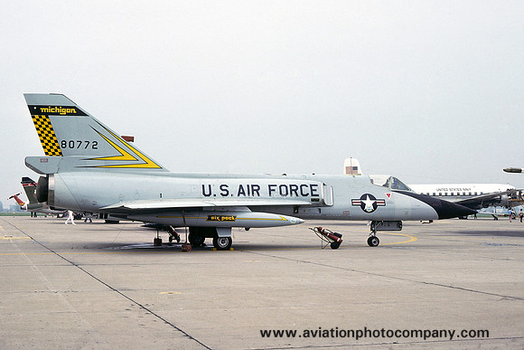 USAF Michigan ANG 171 FIS Convair F-106A 58-0772