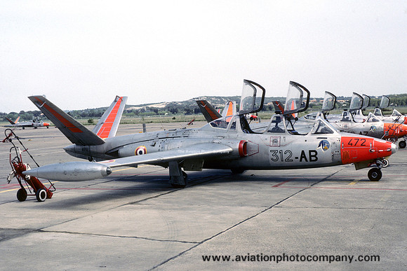 French Air Force GI312 Fouga Magister 472/312-AB (1987)