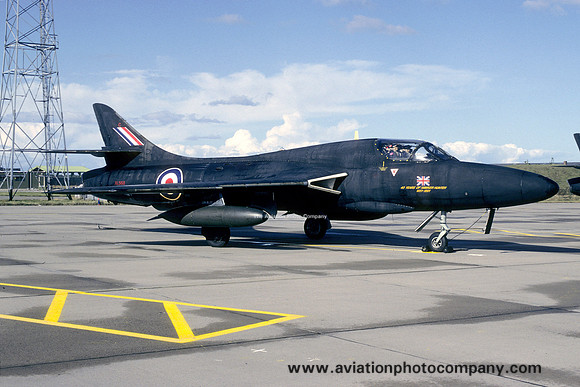 RAF Hawker Hunter T.7 XL568 at RAF Lossiemouth (1993)