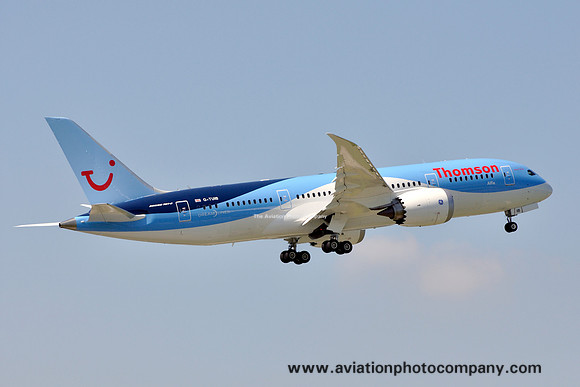 Thomson Boeing 787-8 G-TUIB at Manchester (2013)