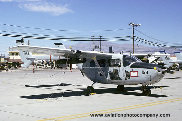 USAF 601 TCW 27 TASS Cessna O-2A Skymaster 68-11159 (1979)