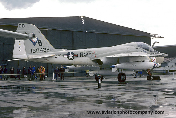 US Navy VA-34 Grumman A-6E Intruder 160428/AB-500 (1978)