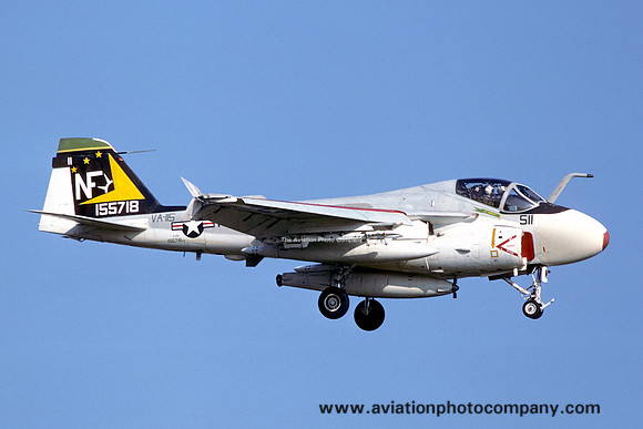 US Navy VA-115 Grumman A-6E Intruder 155718/NF-511 (1976)