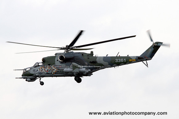 Czech Air Force Mil Mi-35 3361 at the Volkel Airshow (2013)
