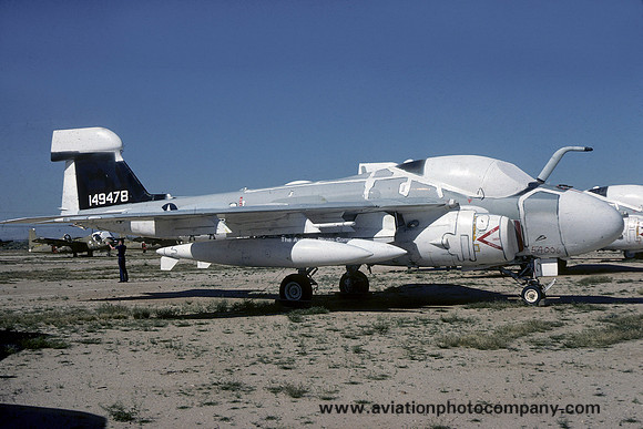 US Navy Grumman EA-6A Prowler 149478 at MASDC Davis Monthan (1977)