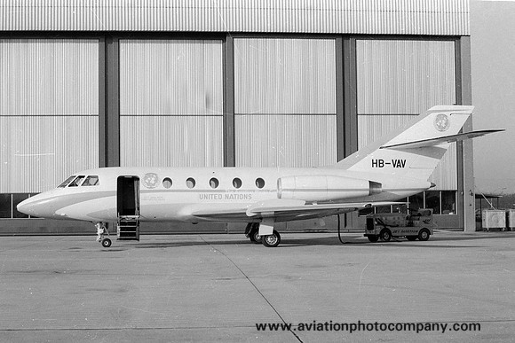 United Nations Dassault Falcon 20 HB-VAV