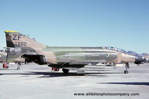 USAF 31 TFW 306 TFS McDonnell F-4D Phantom 65-0662/ZF (1981)