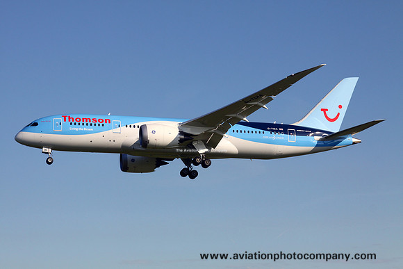 Thomson Boeing 787-8 G-TUIA at Manchester (2013)