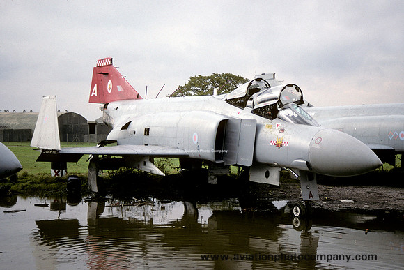 RAF McDonnell F-4M Phantom FGR.2 XV496 dumped at Wattisham (1992)