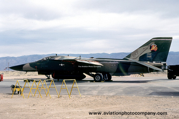 USAF AFFTC Pave Mover GD F-111E 67-0115 (1982)