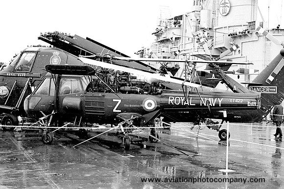 Royal Navy 848 Squadron Westland Wasp HAS.1 XT422 on board HMS Albion (1971)