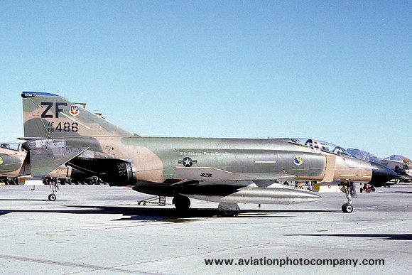 USAF 31 TFW 309 TFS McDonnell F-4D Phantom 66-7486/ZF (1981)