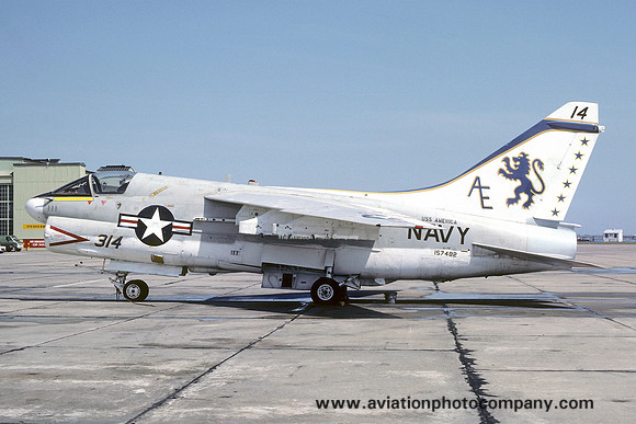 US Navy VA-15 LTV A-7E Corsair 157482/AE-314 (1977)
