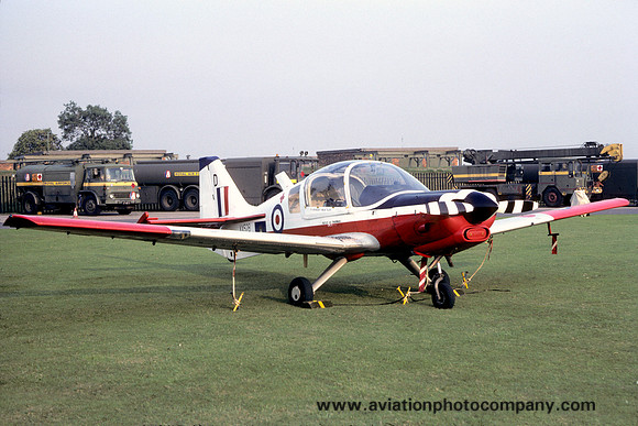 RAF Oxford UAS Scottish Aviation Bulldog T.1 XX528/D (1982)