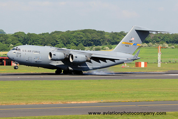 USAF 437/315 AW McDonnell Douglas C-17A 97-0041 at Prestwick (2013)