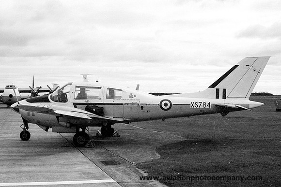 RAF 207 Squadron Beagle Basset CC.1 XS784 at RAF Leuchars (1969)