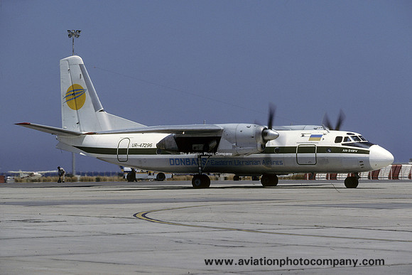 Donbass Eastern Ukrainian Airlines Antonov An-24RV UR-47296 (2000)