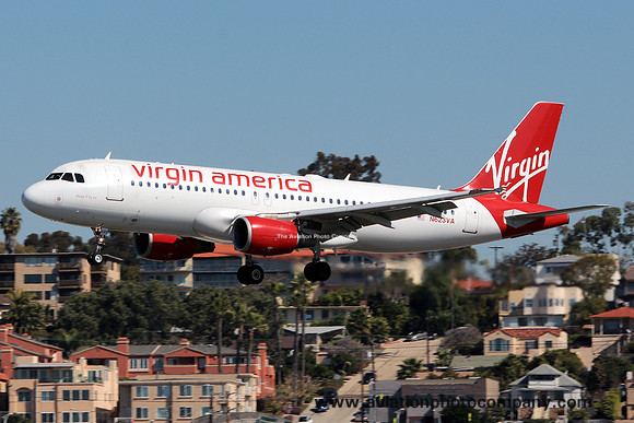 Virgin America Airbus A320-200 N623VA at San Diego IAP (2013)