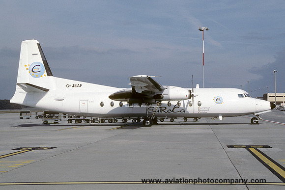 European Regional Carrier Fokker F-27-500 G-JEAF (1999)