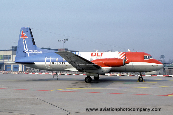 DLT Hawker Siddeley HS748 G-BGJV (1982)