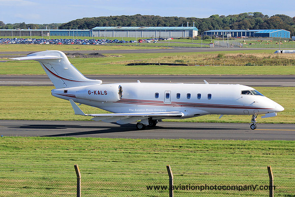 Bombardier BD-300 G-KALS at Prestwick (2014)