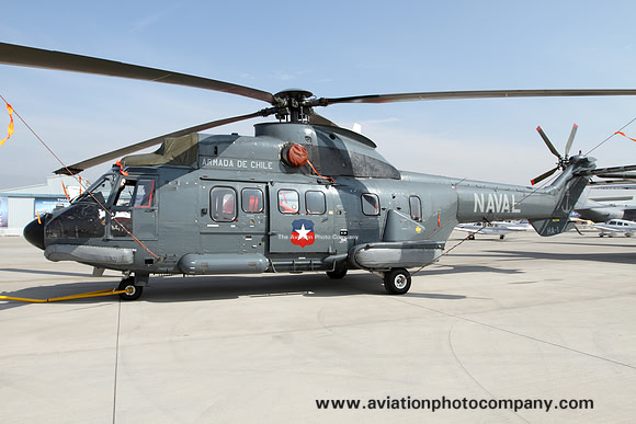 Chilean Navy Aerospatiale AS332L Super Puma 80 at FIDAE (2016)