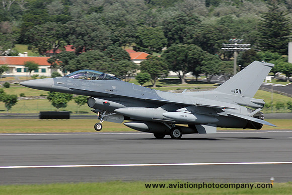 Iraqi Air Force Lockheed F-16IQ Fighting Falcon IAF1611 at Lajes (2016)