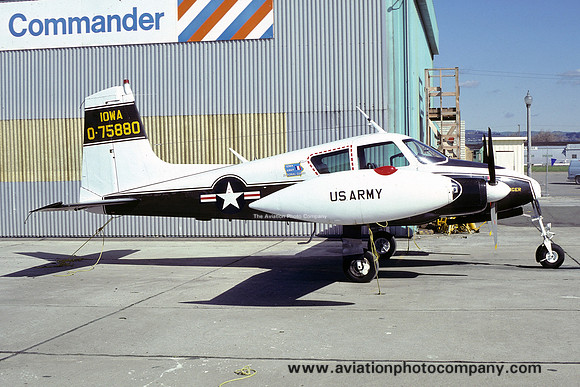 US Army Iowa National Guard Cessna U-3A Blue Canoe 57-5880 (1978)