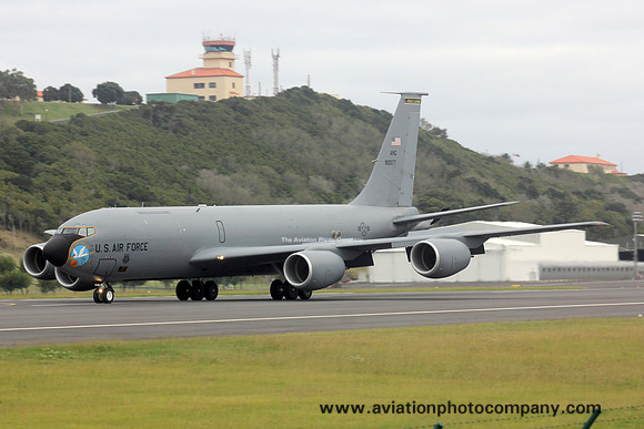 USAF Pennsylvania ANG 171 ARW Boeing KC-135T 58-0077 at Lajes (2015)