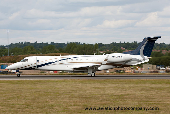 Embraer EMB-135 M-MHFZ at Luton (2015)