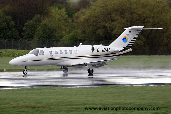 Cessna 525 D-IDAS at Prestwick (2013)