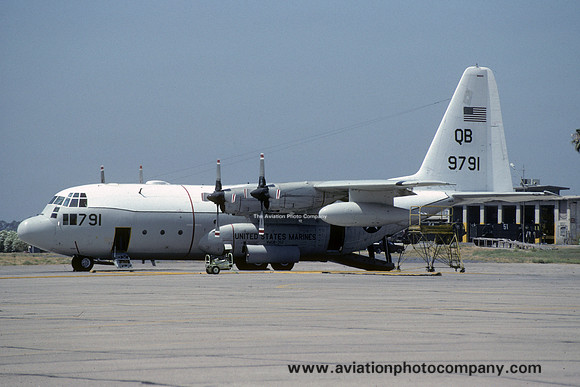 US Marines VMGR-352 Lockheed KC-130F Hercules 149791/QB (1991)