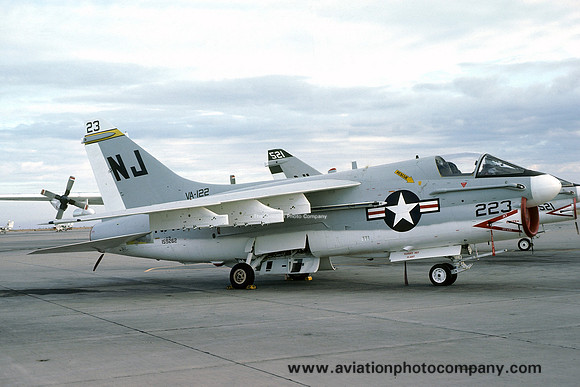 US Navy VA-122 LTV A-7E 159262/NJ-233 (1975)