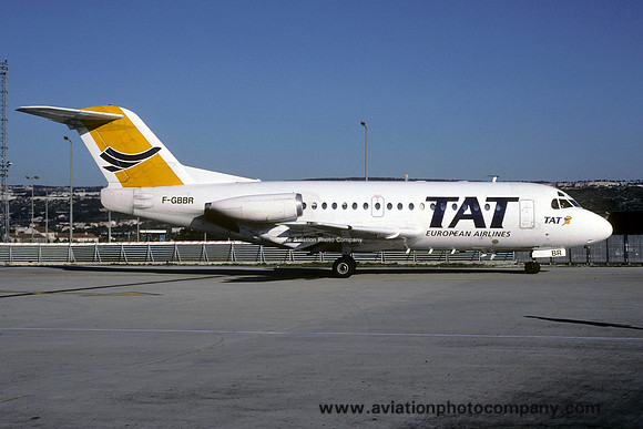 TAT European Airlines Fokker F-28 F-GBBR (1998)