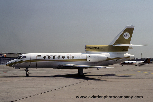 Libyan Arab Airlines Dassault Falcon 50 5A-DCM (1982)