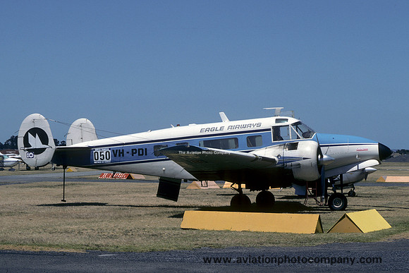 Eagle Airways Beech H18 Trigear VH-PDI (1982)