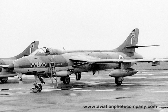 RAF 229 OCU 63 Squadron Hawker Hunter F.6 XG235/58 (1970)