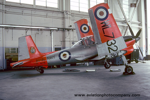 Royal Navy Boulton Paul Sea Balliol T.1 WL732 (1992)