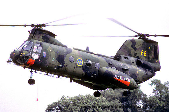 Swedish Navy Vertol 107 4068 (1988)