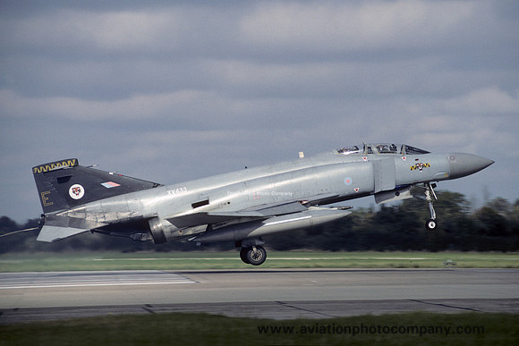 RAF 74 Squadron McDonnell F-4M Phantom FGR.2 XV433/E (1992)