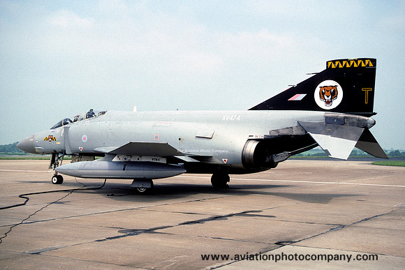 RAF 74 Squadron McDonnell F-4M Phantom FGR.2 XV474 (1992)