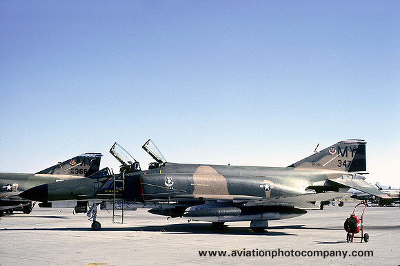 USAF 347 TFW McDonnell F-4E Phantom 68-0383/MY at Nellis AFB (1980)