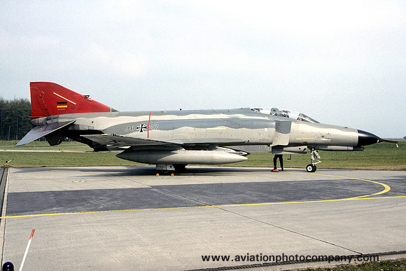 West German Air Force JG71 McDonnell F-4F Phantom 38+27 (1989)