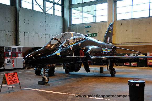 RAF Hawker Siddeley Hawk T.1 XX224 stored at RAF Shawbury (2013)